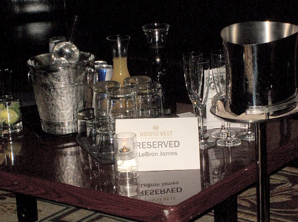 LeBron James table